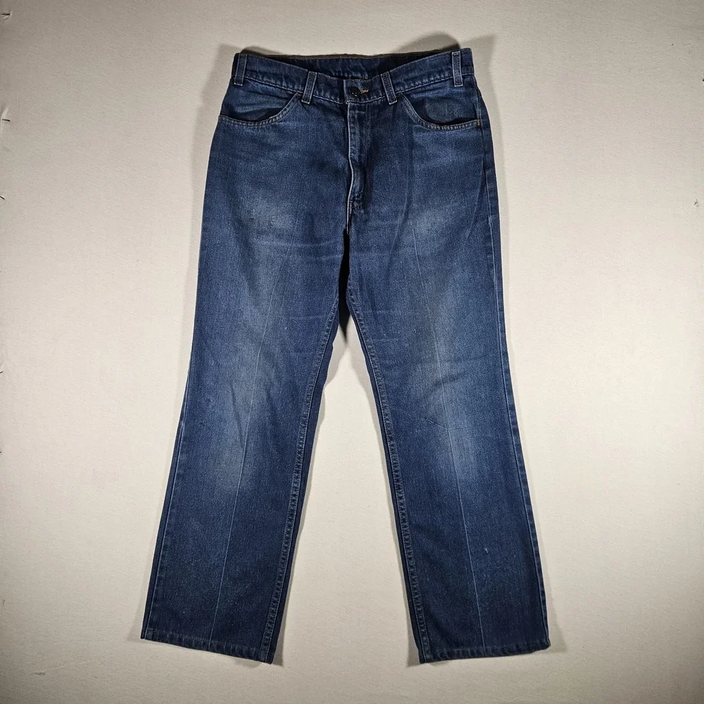 Vintage Levis Jeans For Men Skosh More Comfort Orange Tab 80s‎ Denim